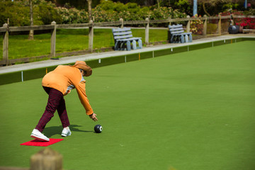 Retirement and playing bowling ball 