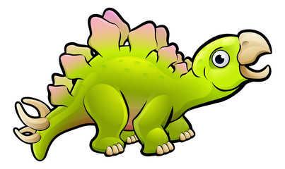  Stegosaurus Dinosaur Cartoon Character