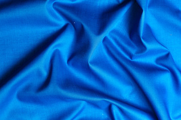 blue silk fabric background