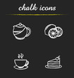 © bsd studio - Tea chalk icons set