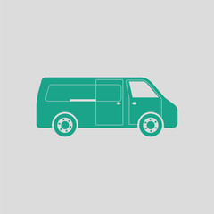 Wall Mural - Commercial van icon