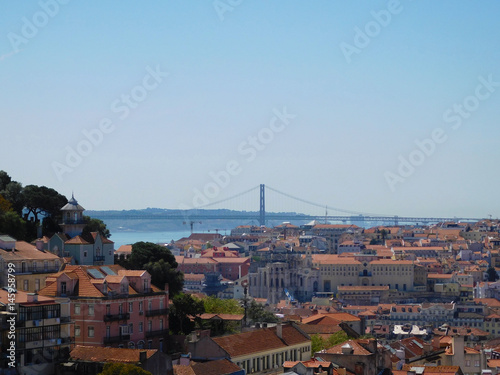 Lisabon Bridge Europe Wallpaper Mural
