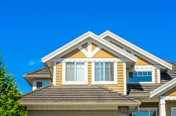 the roof of the house with nice window