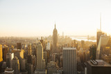 Fototapeta Nowy Jork - View of manhattan buildings.