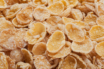 Wall Mural - Corn flakes in sugar glazed