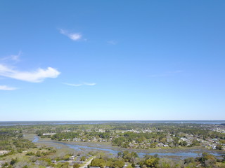 Wall Mural - coastal carolina from above