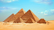 canvas print picture - Egyptian pyramids - Egypt Travel