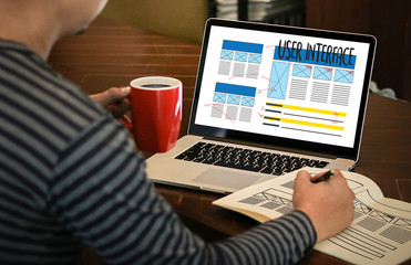 Poster - USER INTERFACE Global Address Browser Internet Website Design Software Media WWW  Domain HTML Innovation Technology Homepage