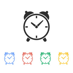 Poster - Clock - vector icon.