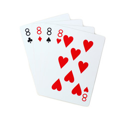 isolated clubs diamonds spades hearts 8