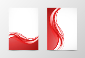 Poster - Front and back elegant design flyer template