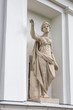 © Gala_K - The Goddess Latona. Statue of Pudozh stone in the niche of the Kitchen Corps of the Elagin Island Palace and Park Complex in St. Petersburg