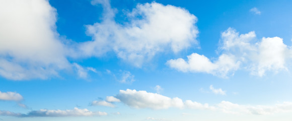 Wall Mural - blue sky background with clouds