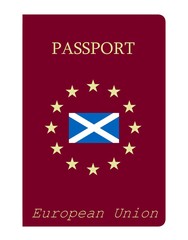 Canvas Print - Passeport européen de l'Ecosse