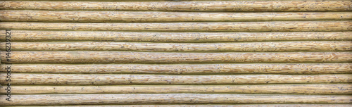 Texture of the house wall from a log house Poster Mural XXL