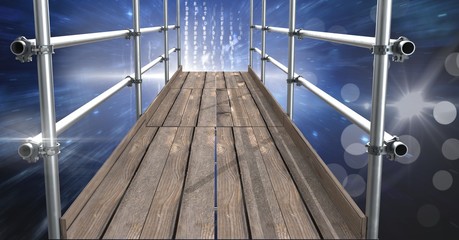 Poster - Space interface with 3D Scaffolding