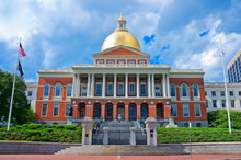 Massachusetts State House In Boston. MA. USA