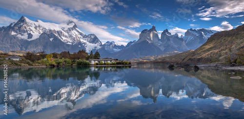 Fotografie, Obraz Pehoe lake, Torres del Paine National Park, Chile