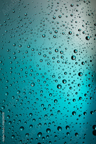 Naklejka - mata magnetyczna na lodówkę Water drops