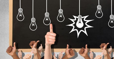 Poster - Thumbs up lights