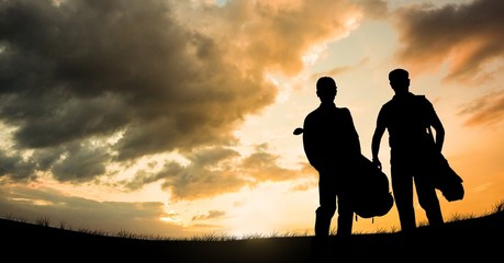 Poster - composite image of people outdoor
