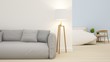 Bedroom space in home -3D Rendering