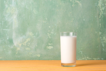 Wall Mural - A glass of milk