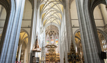 Interior Of St. Elisabeth Cathedral In Kosice, Slovakia