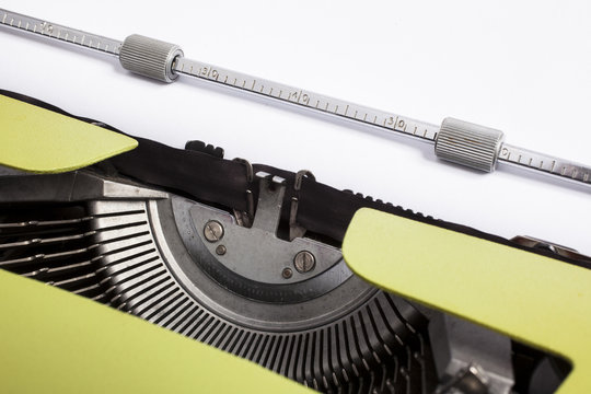 typewrite closeup