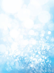 Wall Mural - vector blue, lights, bokeh background.