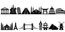 World Famous Travel Landmarks And Monuments