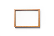 A Oak Wood Photo(picture) Frame) Isolated White.