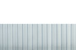© amstockphoto - Silver metal fence sheet isolated on white background