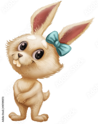 Cute Furry Bunny Cartoon Animal Character Posing With Big Eyes And Dazzling Smile Hand Drawn Animated Mascot For Illustration Magazine Children S Book Cover Greeting Or Post Card Stock Illustration Adobe Stock Furry animatons,furry memes,top furry memes,dingo meme,best furry animation,furry animation cute,furry this is a fan animated music video for die young by kesha. adobe stock