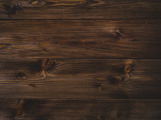 Sticker - background of brown wooden boards