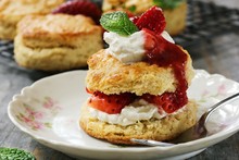 Homemade Strawberry Shortcake  / Mothers Day Dessert