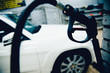© Parilov - Device for washing cars. Concept car cleaning.
