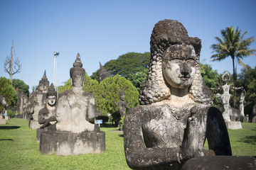 Wall Mural - LAOS VIENTIANE XIENG KHUAN BUDDHA PARK