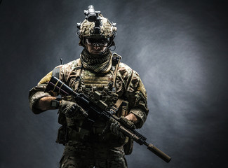 Obraz na płótnie armia amerykański żołnierz