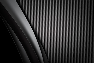 Poster - abstract background dark with carbon fiber texture vector illustration eps10 023