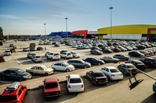 Car Parking In The Supermarket Complex
