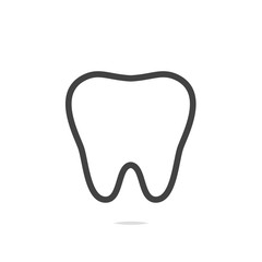Tooth icon vector