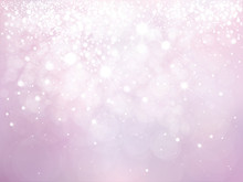 Vector Pink  Bokeh, Sparkle Background.