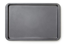 Baking Tray With Non-stick Coating, Top View, Close-up.