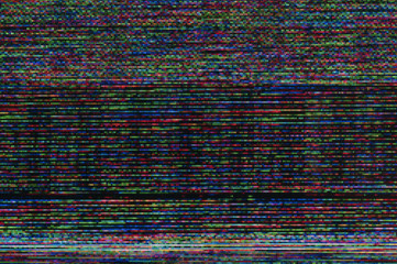Fototapete - Digitale Stoerung / Abstrakter Hintergrund einer digitalen Stoerung.