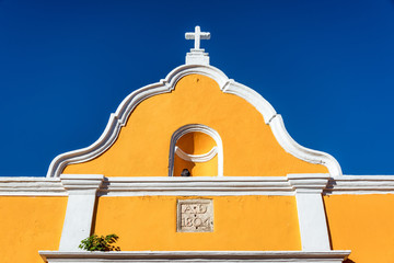 Poster - Yellow Colonial Architecture