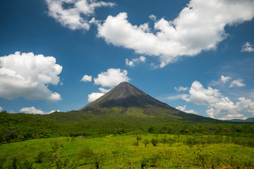 Wall Mural - Volcano of Arenal at sunny day. Costa Rica