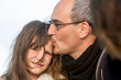 © Alena Yakusheva - outdoor portrait of young child girl with her dad on natural background