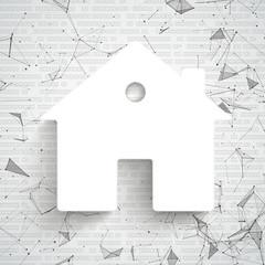 Wall Mural - Smart Home Network Data