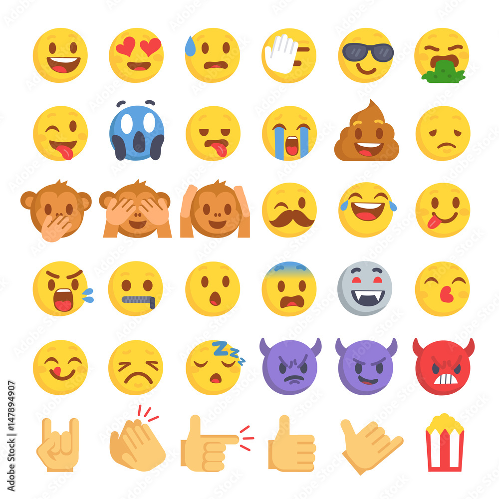 Emoji Stock Vector Adobe Stock